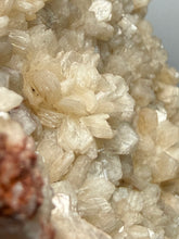 Load image into Gallery viewer, Shiny Peach Stilbite on Druzy Red Heulandite – High-Grade Collector Mineral Specimen from India