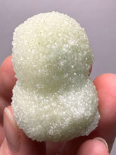 Load image into Gallery viewer, Luminous Mint Apophyllite with Glittering Druzy Sugar Quartz – India