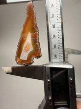 Load image into Gallery viewer, RARE POLEHEDROID Indonesian Sumatra Agate Pair – Vibrant Banded Chalcedony with Rich Color Zoning | Ethical Lapidary & Collector Display Specimens