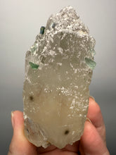 Load image into Gallery viewer, Blue Indicolite & Mint Green Tourmaline on Quartz – Pegmatite Mineral Specimen from Pakistan