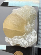 Load image into Gallery viewer, Rare Botryoidal Yellow Fluorite on Quartz Matrix Collector Mineral Specimen – Maharashtra, India