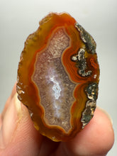 Load image into Gallery viewer, Polished Malawi Agate Half – High-Grade African Banded Agate Display Specimen