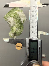 Load image into Gallery viewer, Electric Green Diopside on Quartz – Collector Mineral Specimen (Gilgit-Baltistan) Pakistan