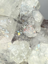 Load image into Gallery viewer, Lustrous Apophyllite over Red Heulandite (Zeolite Pocket) — Deccan Traps, Maharashtra, India