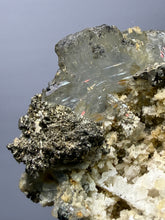 Load image into Gallery viewer, High-Grade Blue Barite with Iron Pyrite | Sidi Lahcen Mine, Nador, Morocco