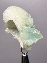 Load image into Gallery viewer, Luminous Mint Apophyllite with Glittering Druzy Sugar Quartz – India