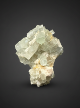 Load image into Gallery viewer, Light Mint Green Tourmaline on Matrix– Pegmatite Mineral Specimen from Pakistan