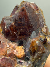 Load image into Gallery viewer, Premium Hematite-Phantom Deep Magenta Ametrine Cluster | Deccan Traps, India | Collector Mineral Specimen