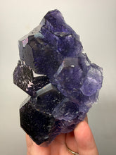 Load image into Gallery viewer, High-Grade “Tanzanite” Fluorite Cluster — Quan Zhou, Yongchun County, Fujian, China | Collector Mineral Specimen
