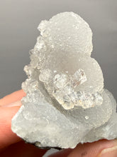 Load image into Gallery viewer, Druzy Chalcedony Stalactites with Druzy Clear Apophyllite | Maharashtra, India