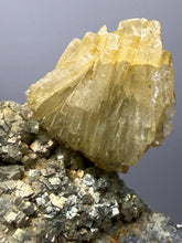 Load image into Gallery viewer, High-Grade Yellow Barite with Iron Pyrite | Bou Nahas Mine, Tinghir Province, Morocco