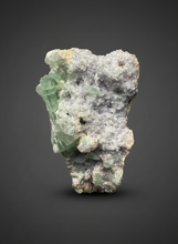 Load image into Gallery viewer, Light Purple Lepidolite with Light Green Tourmaline on Matrix – Pakistan Mineral Specimen | Collector Grade