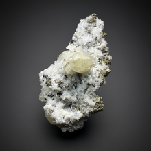 Load image into Gallery viewer, 2.7” New Find: Huanzala Mine Peru Sphalerite + Chalcopyrite + Apatite + Calcite + Quartz | Collector Display Specimen