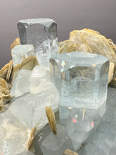 Load image into Gallery viewer, Premium Aquamarine with Mica on Matrix Collector Mineral Specimen – Nagar Valley, Pakistan