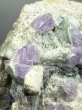 Load image into Gallery viewer, Purple Apatite on Matrix Collector Mineral Specimen from Paprok, Afghanistan