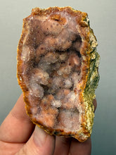 Load image into Gallery viewer, “Goblin Chalcedony” Pink & Orange Druzy Botryoidal Stalactites — Tichka Massif, High Atlas, Morocco