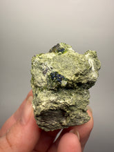 Load image into Gallery viewer, Gemmy Green Garnet on Matrix – Pakistan Collector Specimen