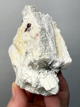 Load image into Gallery viewer, High-Grade Naturally Faceted Red Spessartine Garnet on Matrix — Skardu, Pakistan
