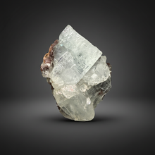Load image into Gallery viewer, Lustrous Apophyllite over Red Heulandite (Zeolite Pocket) — Deccan Traps, Maharashtra, India
