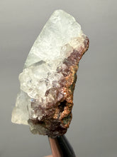 Load image into Gallery viewer, Lustrous Apophyllite over Red Heulandite (Zeolite Pocket) — Deccan Traps, Maharashtra, India