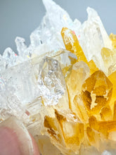 Load image into Gallery viewer, High Grade Golden Iron-Stained Himalayan Quartz Cluster | Rare Pakistan Mineral Specimen | Collector Display Crystal