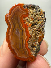 Load image into Gallery viewer, Polished Malawi Agate Half – High-Grade African Banded Agate Display Specimen