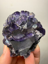 Load image into Gallery viewer, High-Grade “Tanzanite” Fluorite Cluster — Quan Zhou, Yongchun County, Fujian, China | Collector Mineral Specimen