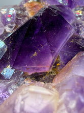 Load image into Gallery viewer, Premium Hematite-Phantom Deep Magenta Ametrine Cluster | Deccan Traps, India | Collector Mineral Specimen