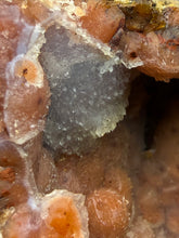 Load image into Gallery viewer, “Goblin Chalcedony” Pink & Orange Druzy Botryoidal Stalactites — Tichka Massif, High Atlas, Morocco