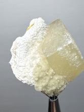 Load image into Gallery viewer, Rare Druzy Golden “Diamond” Calcite on Zeolite Matrix — Maharashtra, India | Collector Cabinet Specimen
