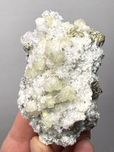 Load image into Gallery viewer, 3.1” New Find: Huanzala Mine Peru Sphalerite + Chalcopyrite + Apatite + Calcite + Quartz | Collector Display Specimen