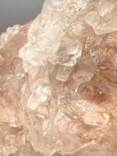 Load image into Gallery viewer, Pink Apophyllite on Red & Green Heulandite – Deccan Traps, Maharashtra, India