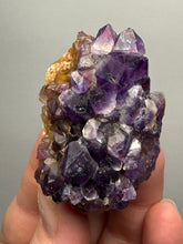 Load image into Gallery viewer, Premium Hematite-Phantom Deep Magenta Ametrine Cluster | Deccan Traps, India | Collector Mineral Specimen