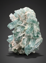 Load image into Gallery viewer, Blue Indicolite Tourmaline on Matrix – Pegmatite Mineral Specimen from Pakistan