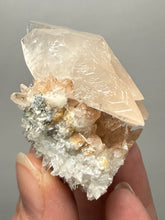 Load image into Gallery viewer, Premium Double Terminated Scalenohedral Pink Calcite with Pyrite | Leiping Mine, Guiyang County, Chenzhou, Hunan, China