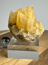 Load image into Gallery viewer, Glowing Flame Calcite Cluster from Maharashtra • High Grade