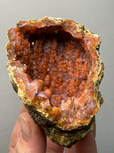Load image into Gallery viewer, “Goblin Chalcedony” Pink & Orange Druzy Botryoidal Stalactites — Tichka Massif, High Atlas, Morocco