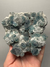 Load image into Gallery viewer, Premium Natural Blue Fluorite on Quartz Matrix
Collector Mineral Specimen – Inner Mongolia, China
Xianghualing Mine, Hunan Province, China
