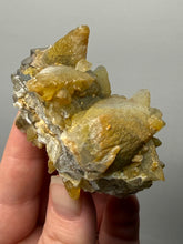 Load image into Gallery viewer, Isometric Fluorite & Scalenohedral Calcite Specimen | Pakistan Mineral Collector Display Piece