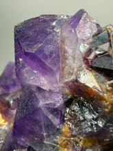 Load image into Gallery viewer, Premium Hematite-Phantom Deep Magenta Ametrine Cluster | Deccan Traps, India | Collector Mineral Specimen