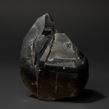 Load image into Gallery viewer, Natural Dark Smoky Quartz | Mineral Mountains UT | Raw Quartz Crystal Collector Specimen