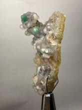 Load image into Gallery viewer, Blue-Green Chrysocolla in Botryoidal Chalcedony Cabinet Specimen | Indonesia
