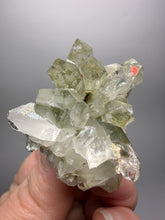 Load image into Gallery viewer, Chlorite-Included Faden Quartz Cluster (Green Phantom Quartz) | Pakistan Mineral Specimen