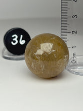 Load image into Gallery viewer, Golden Rutile Quartz (AKA Golden Angel Hair Quartz) Sphere