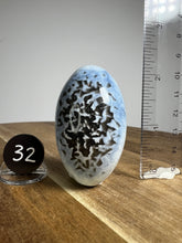 Load image into Gallery viewer, Lingam - Blue Opal with Chalcedony from India