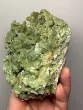 Load image into Gallery viewer, High-Grade Green Heulandite on Peach Stilbite Crystal Cluster | Deccan Traps, Maharashtra, India | Collector Mineral Specimen