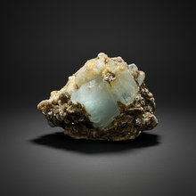 Load image into Gallery viewer, Premium Aquamarine with Mica on Matrix
Collector Mineral Specimen – Nagar Valley, Pakistan
