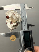 Load image into Gallery viewer, High-Grade Naturally Faceted Red Spessartine Garnet on Matrix — Skardu, Pakistan