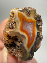 Load image into Gallery viewer, Polished Malawi Agate Half – High-Grade African Banded Agate Display Specimen