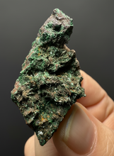 Load image into Gallery viewer, Brochantite Collector Mineral Specimen – Vivid Green Copper Crystals from Morocco